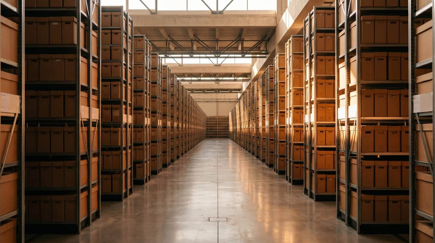 Entrepôt d'archives sécurisé de 3 000 m²